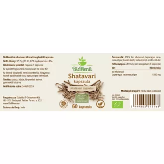 BioMenü ekologiczne kapsułki z shatavari 60 szt. obraz produktu