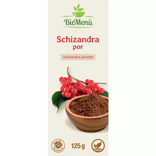 BioMenü ekologiczne proszek z schizandra 125 g etykieta