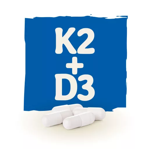 Caleido kapsułki żelowe z witaminą K2 + D3, 90 szt. tworzywo