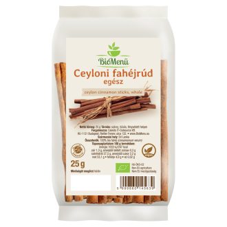 BioMenü ekologiczne laski cynamonu cejlońskiego 25 g obraz produktu