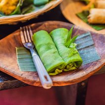 Indyjskie słone naleśniki z moringą