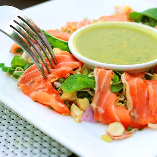 Sos spirulina-wasabi